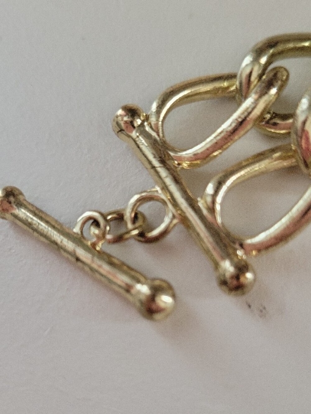 Cache Gold-Tone Double Chain Necklace with Clear Crystals With Matching Bracelet - Picture 7 of 11